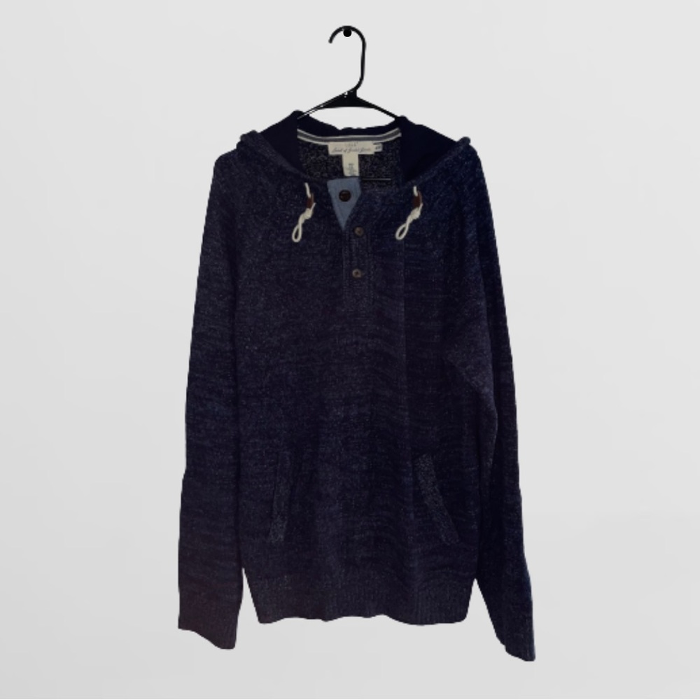 Navy H&M Hooded Sweater